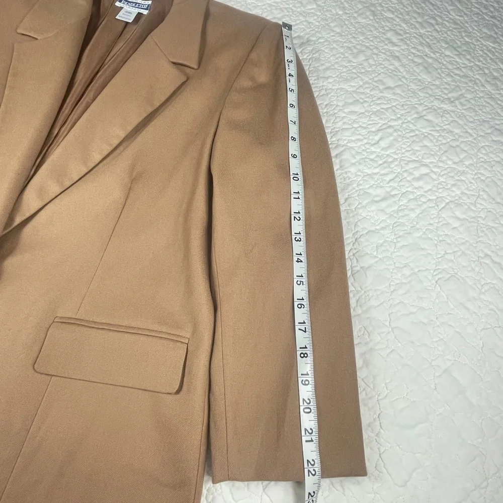 🔥Vintage Pendleton Classic 100% Wool Blazer Camel Brown Men’s Suit Coat